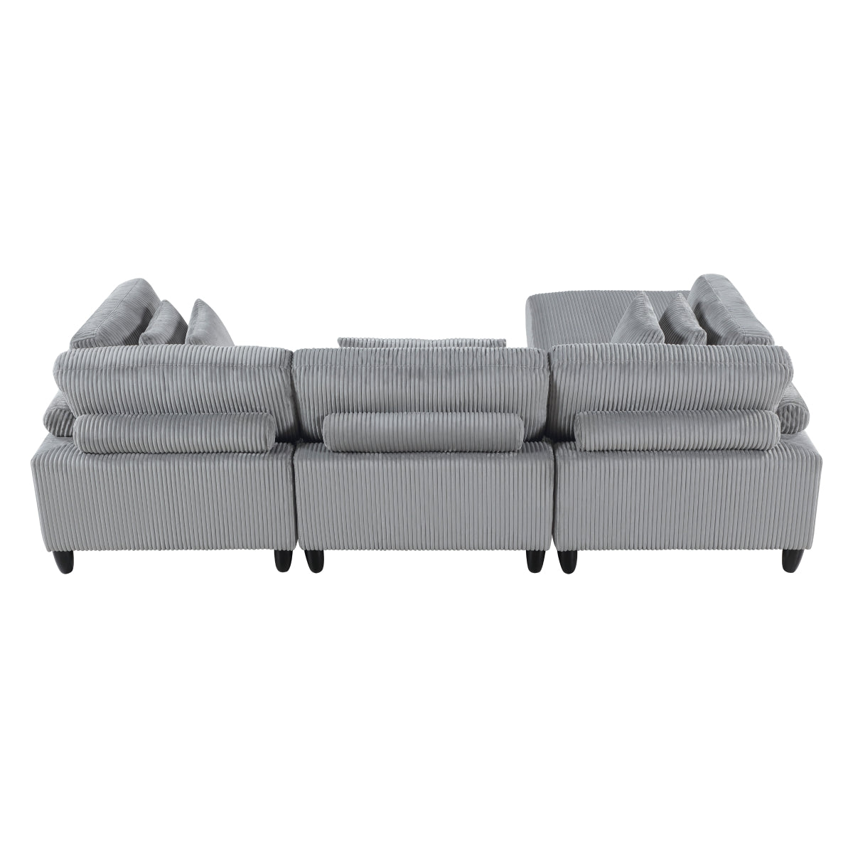Robstown 4-Piece Modular Sectional with Ottoman