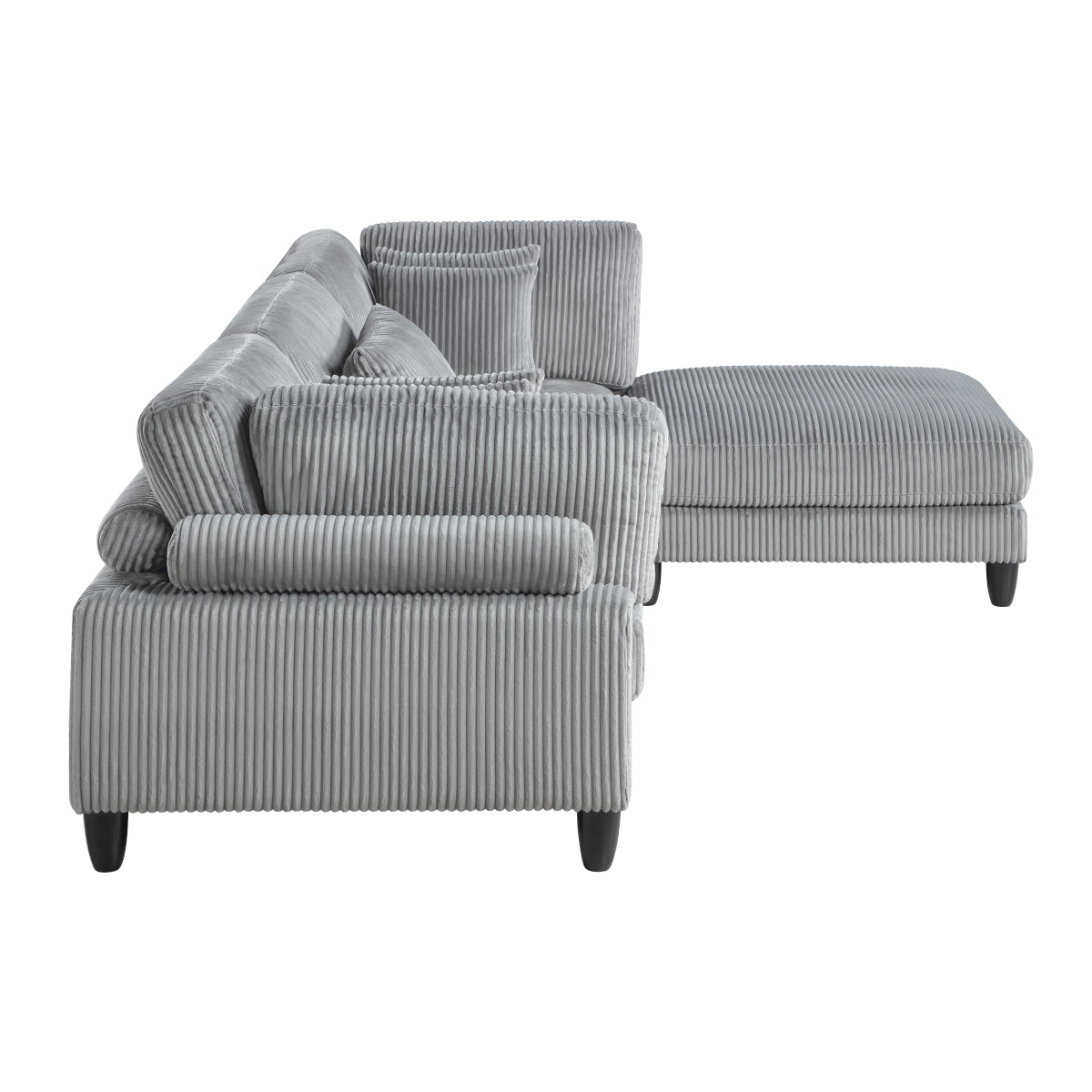 Robstown 4-Piece Modular Sectional with Ottoman