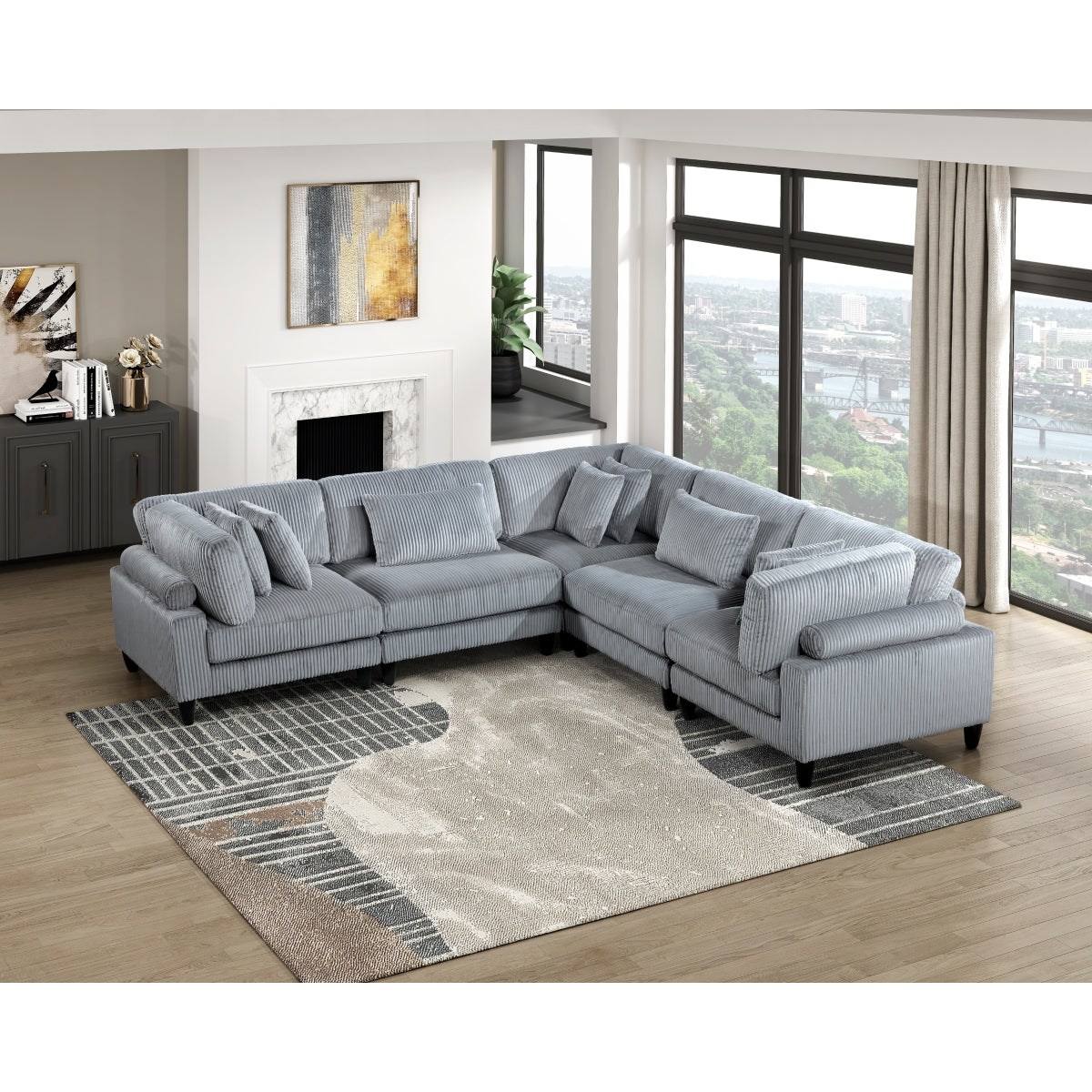 Robstown 5-Piece Modular Sectional