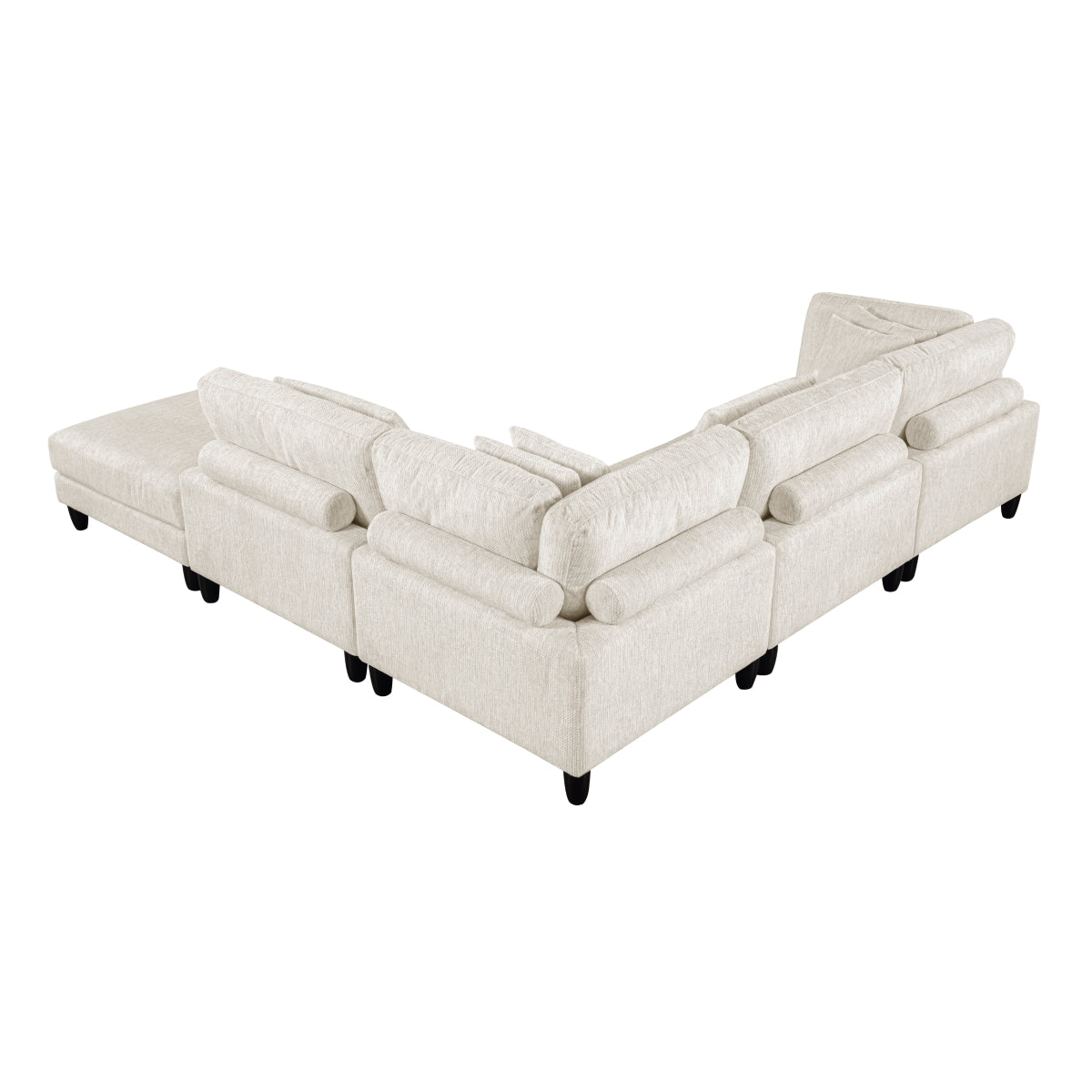 Robstown 5-Piece Modular Sectional with Ottoman
