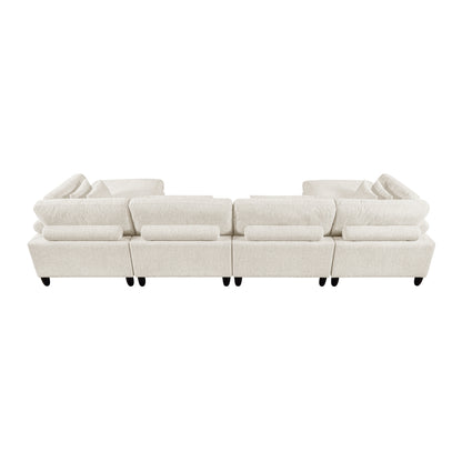 Robstown 6-Piece Modular Sectional with Ottomans