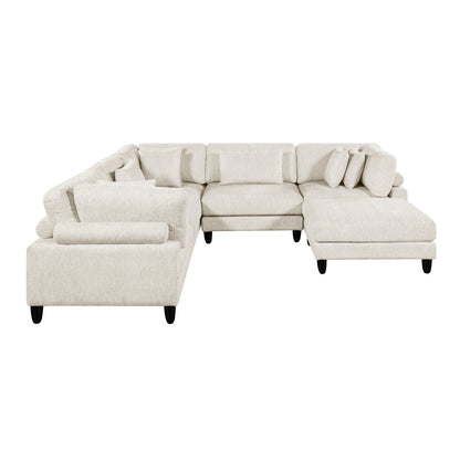 Robstown 6-Piece Modular Sectional with Ottoman