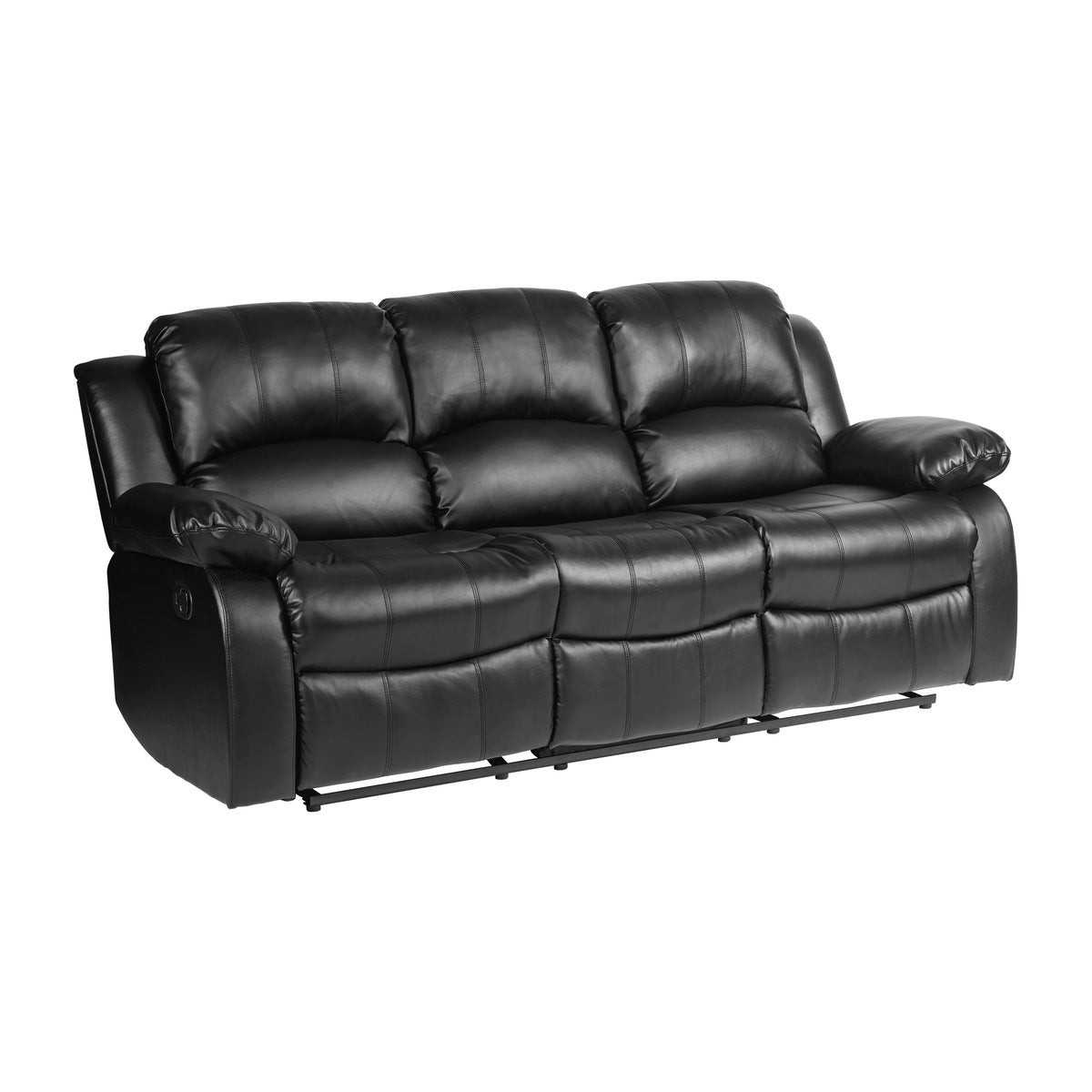 Cranley Double Reclining Sofa - Black