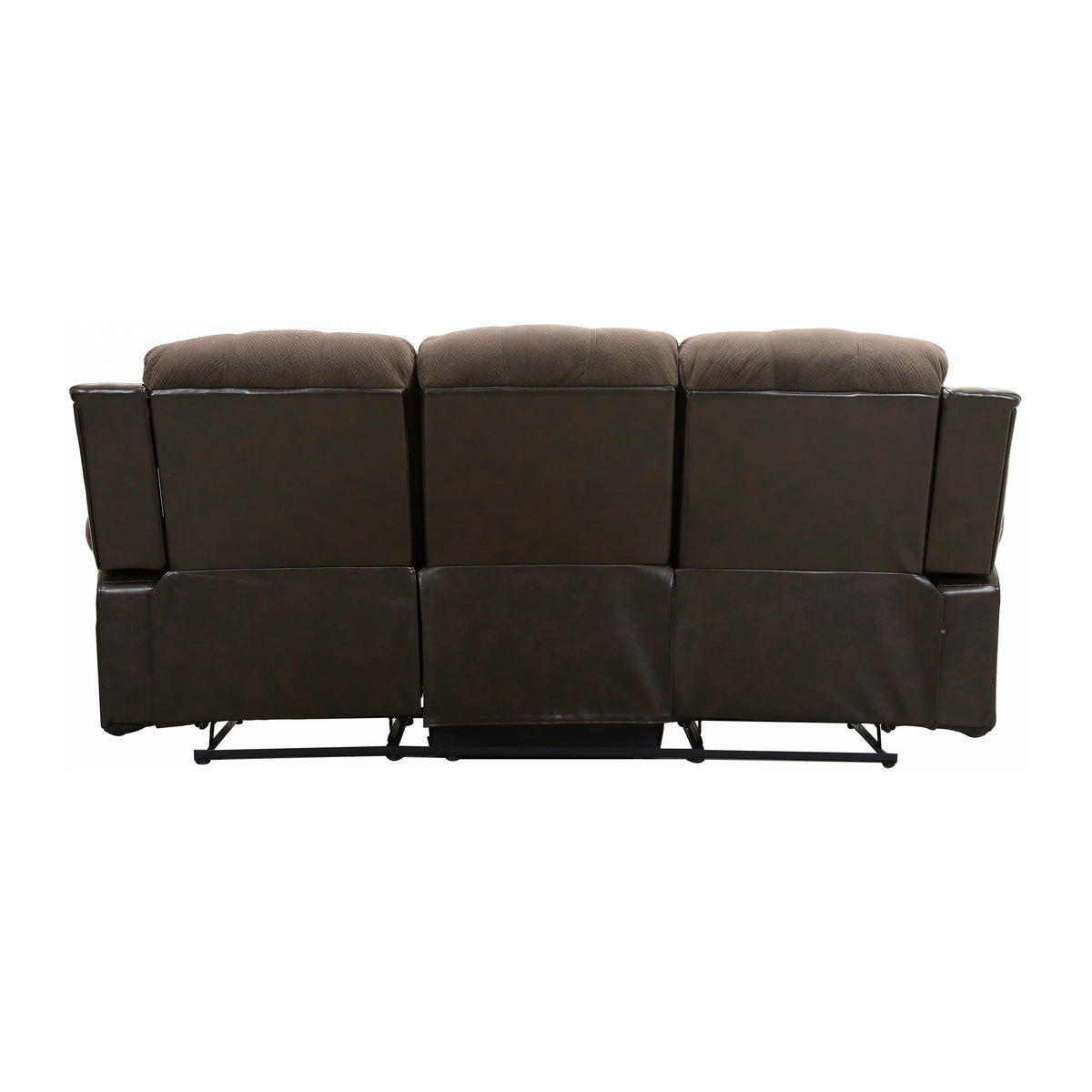 Cranley Double Reclining Sofa - chocolate