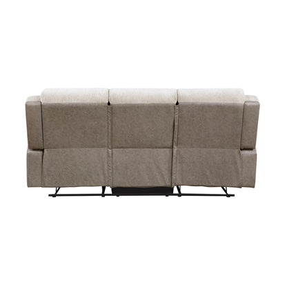 Harriette Double Reclining Sofa - Beige