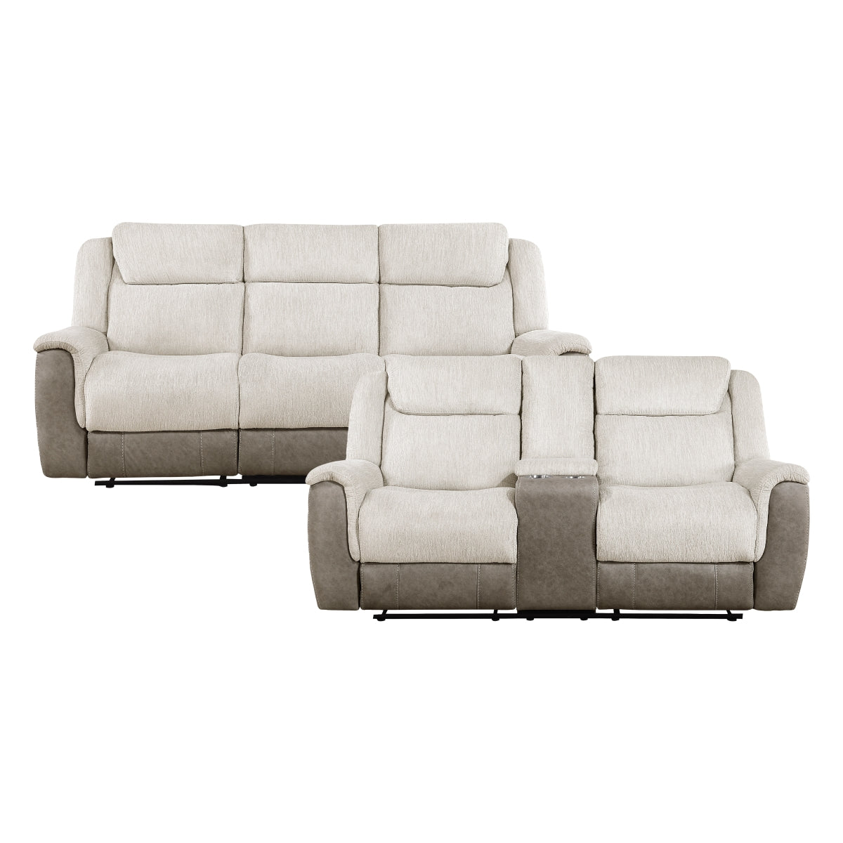 Harriette 2-Piece Living Room Set (Sofa and Love Seat)