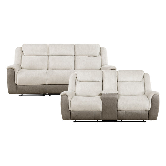 Harriette 2-Piece Living Room Set (Sofa and Love Seat)