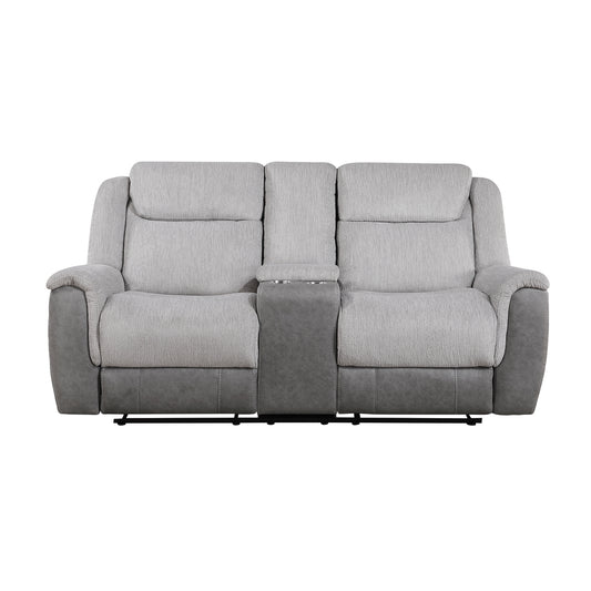 Harriette Double Reclining Love Seat with Center Console