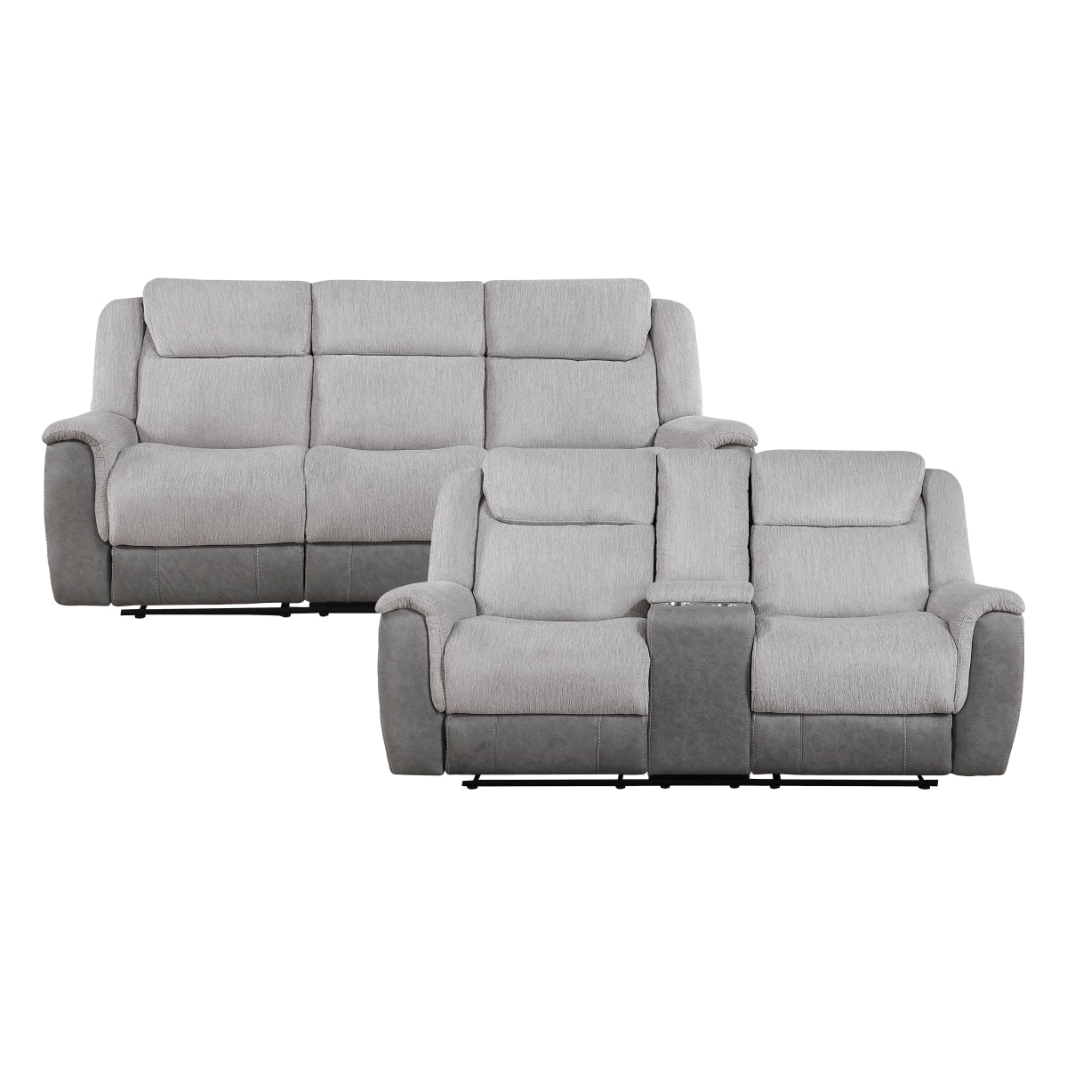 Harriette 2-Piece Living Room Set (Sofa and Love Seat)