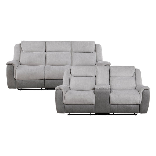Harriette 2-Piece Living Room Set (Sofa and Love Seat)