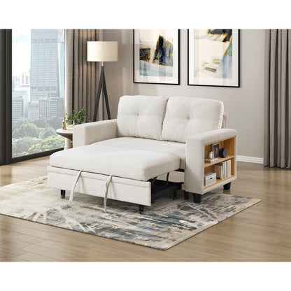 Robinson Love Seat with Pull-out Bed, Shelves and Charging Ports