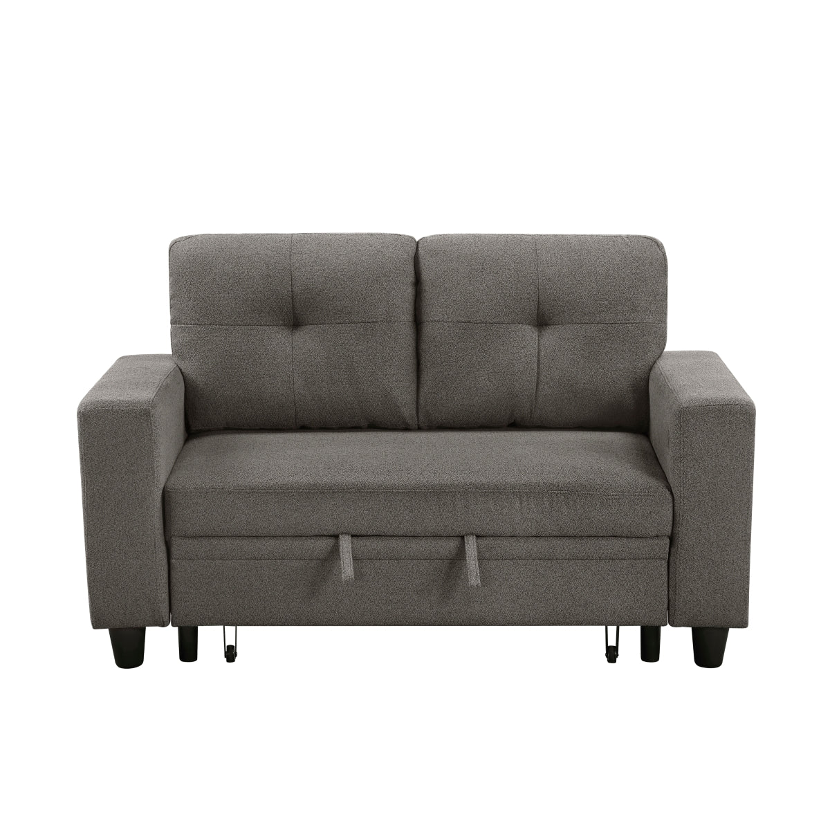Robinson Love Seat with Pull-out Bed, Shelves and Charging Ports