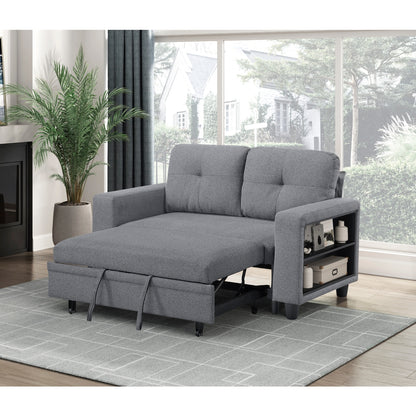 Robinson Love Seat with Pull-out Bed, Shelves and Charging Ports