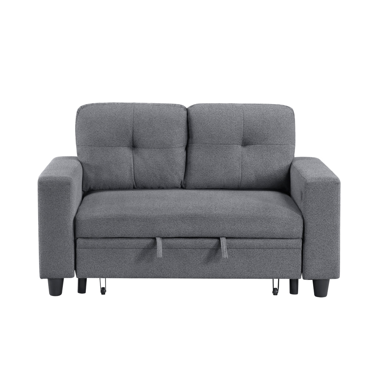 Robinson Love Seat with Pull-out Bed, Shelves and Charging Ports