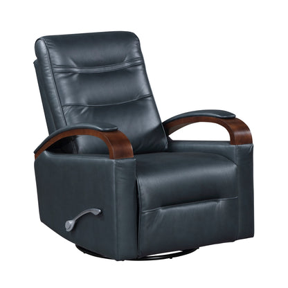 Margot Swivel Glider Reclining Chair - Dark blue