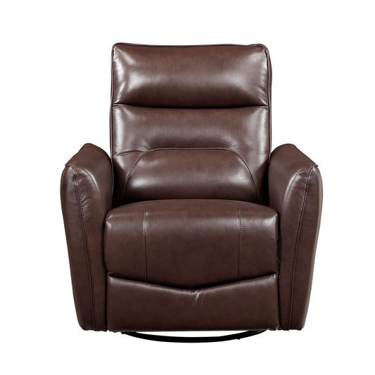 Thomas Swivel Glider Reclining Chair - Brown
