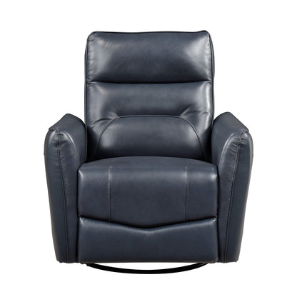 Thomas Swivel Glider Reclining Chair - Dark blue