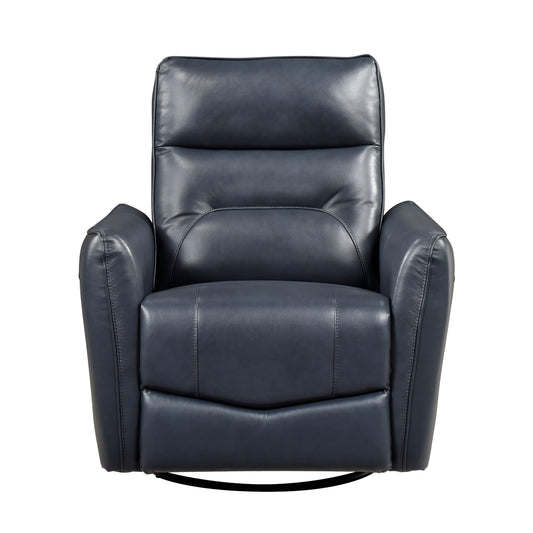 Thomas Swivel Glider Reclining Chair - Dark blue