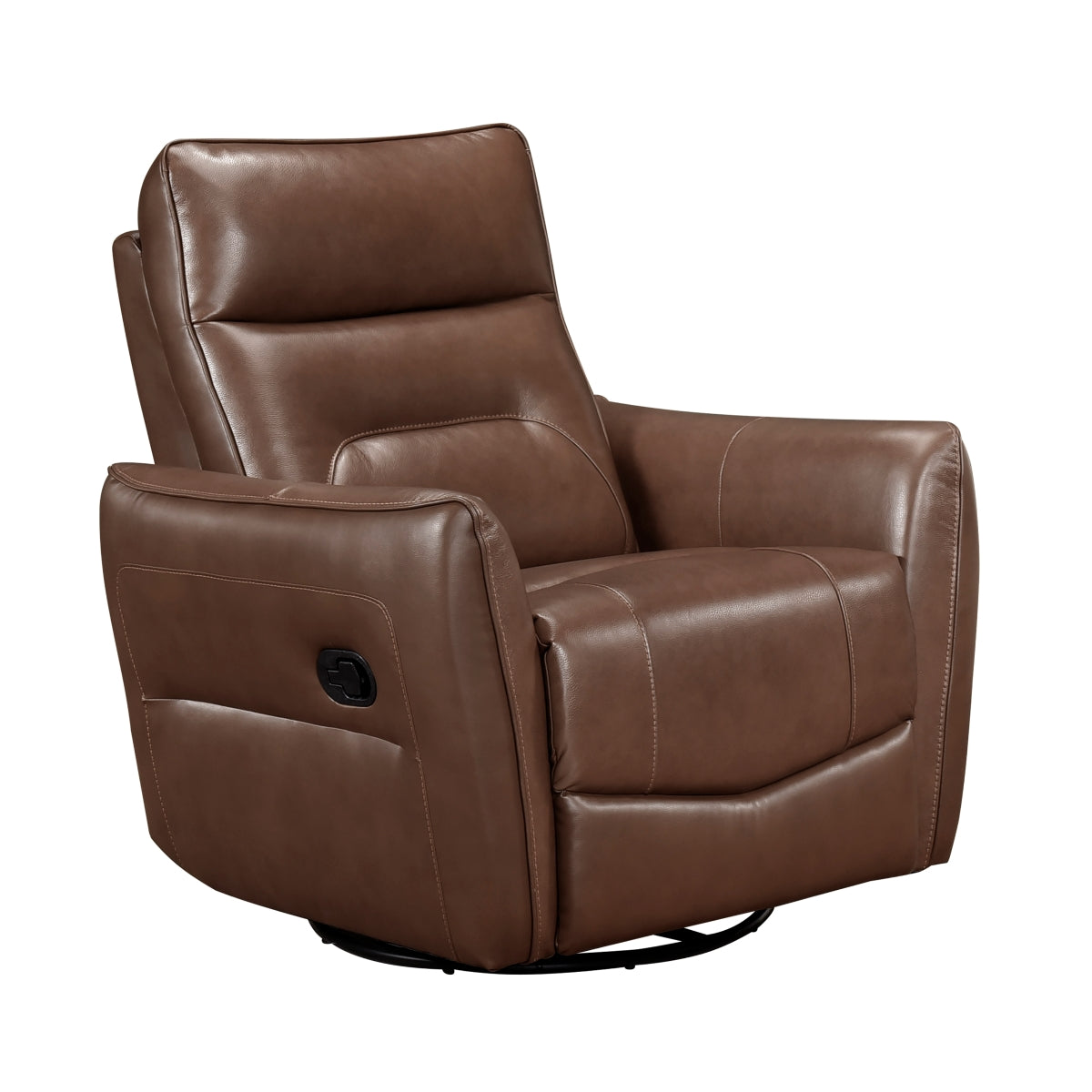 Thomas Swivel Glider Reclining Chair - Toffee brown