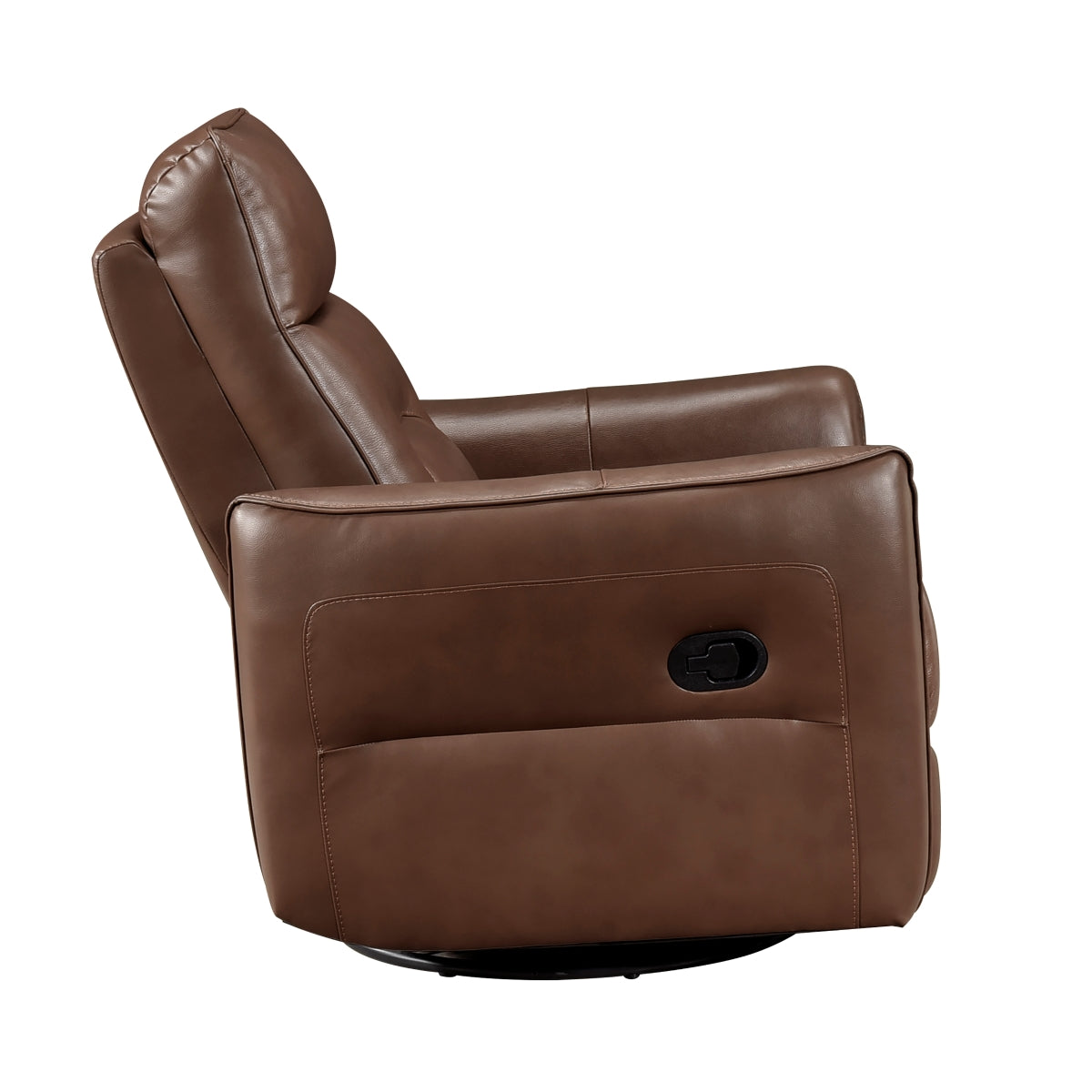 Thomas Swivel Glider Reclining Chair - Toffee brown