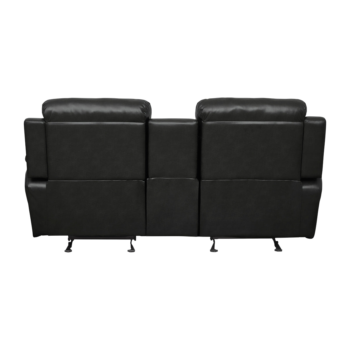Marille Double Glider Reclining Love Seat with Center Console