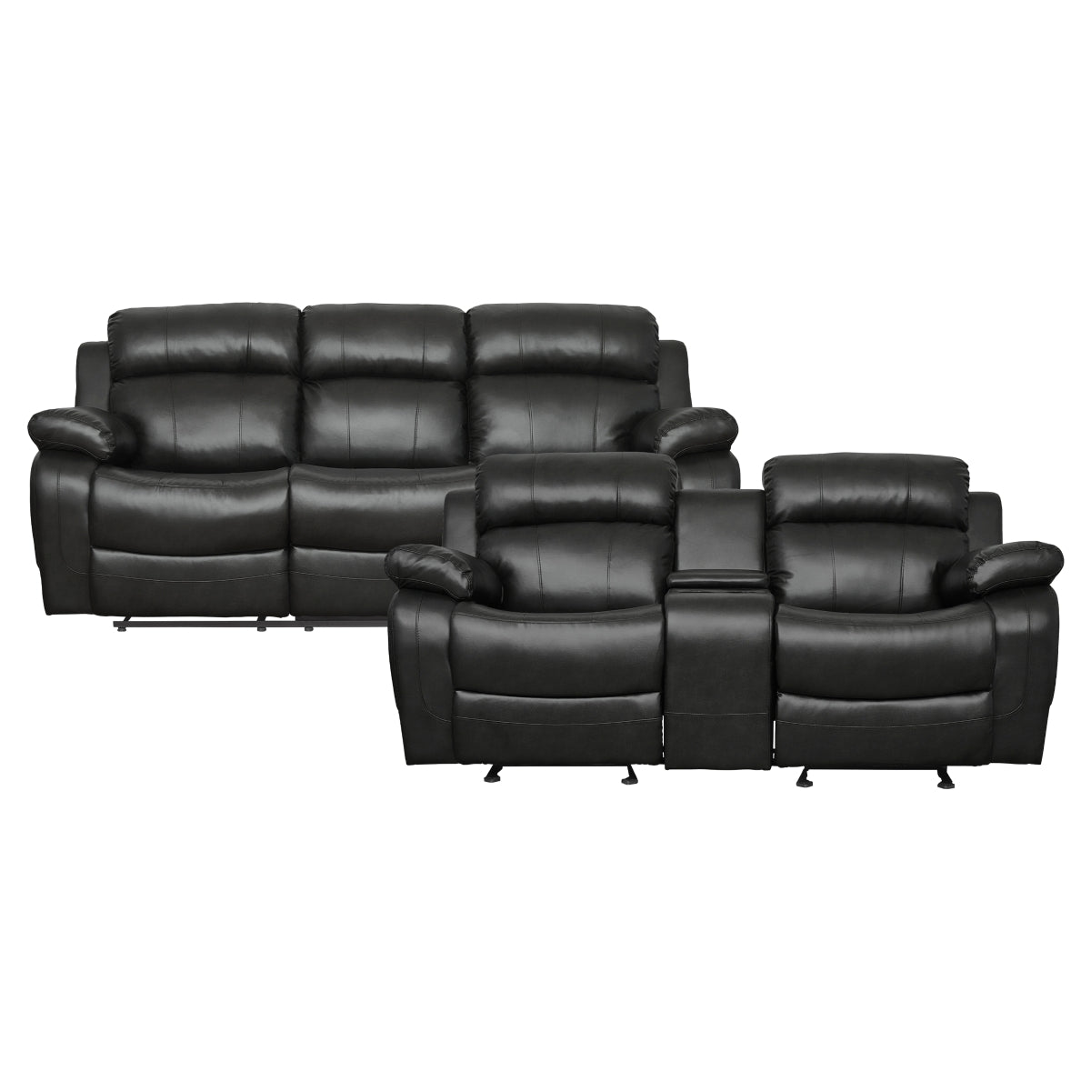 Marille 2-Piece Living Room Set (Sofa and Love Seat)