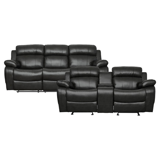 Marille 2-Piece Living Room Set (Sofa and Love Seat)