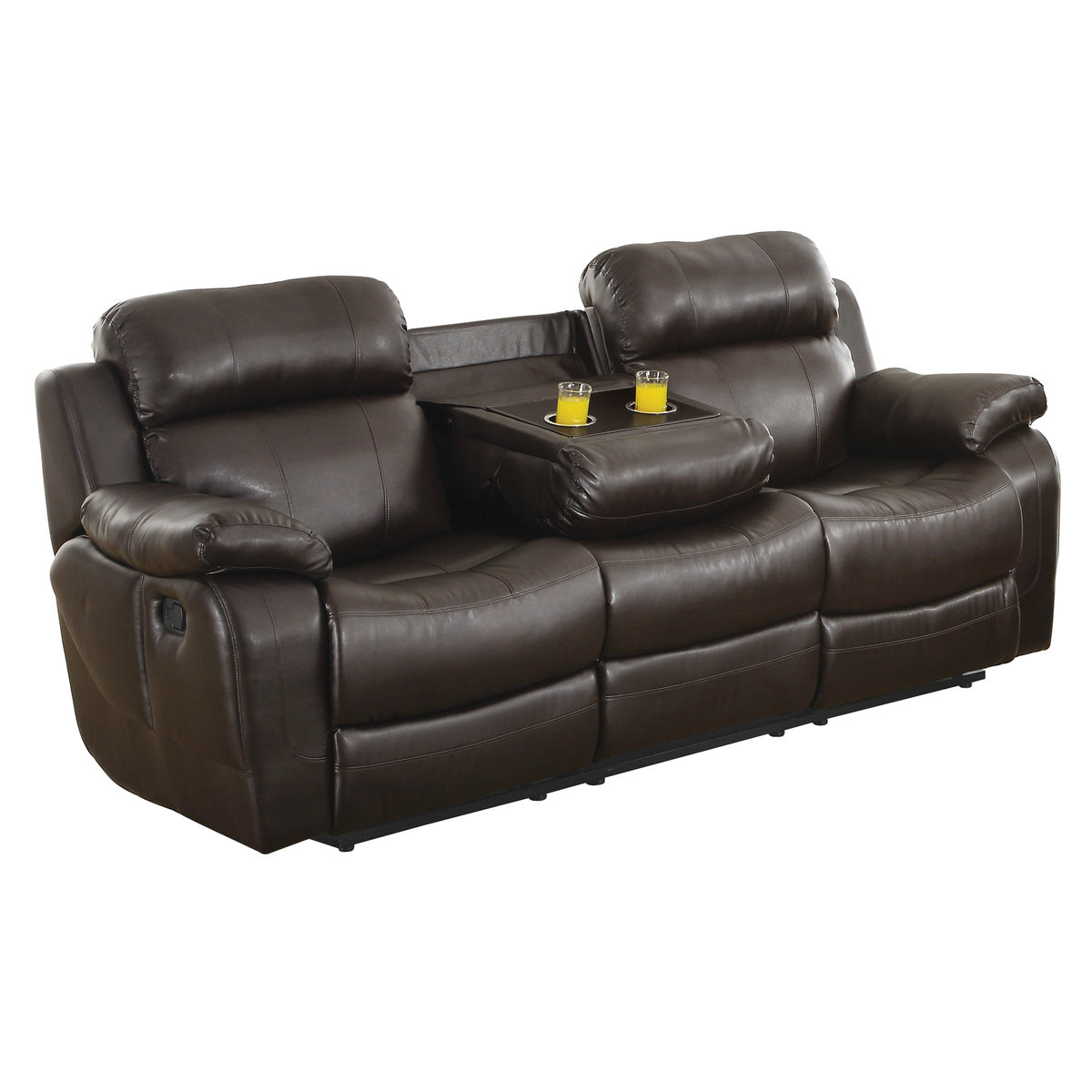 Marille Double Reclining Sofa with Center Drop-Down Cup Holders
