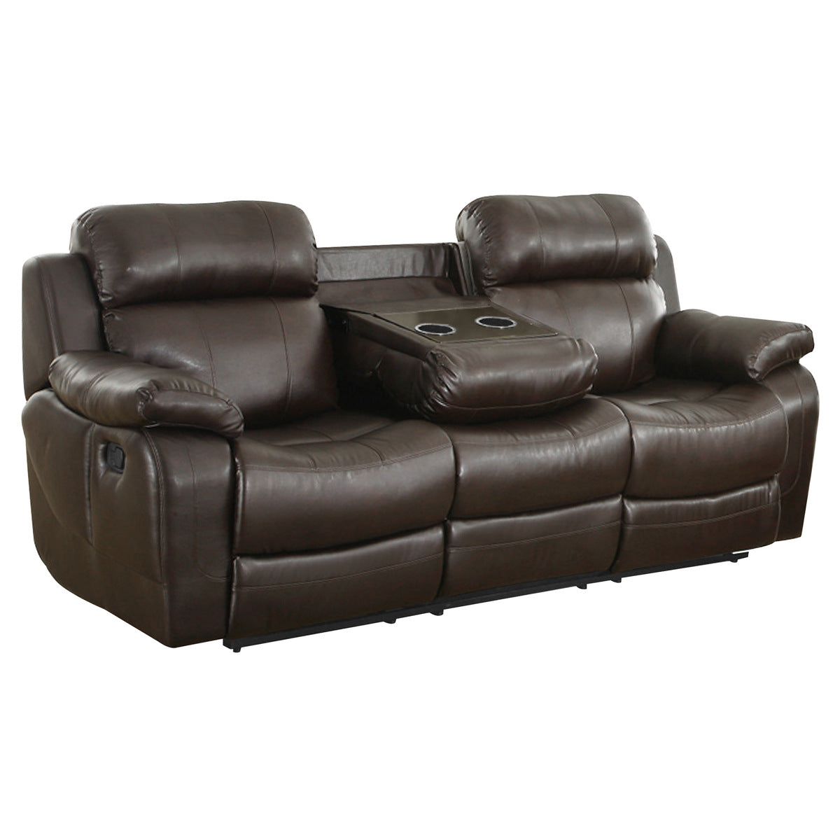 Marille Double Reclining Sofa with Center Drop-Down Cup Holders