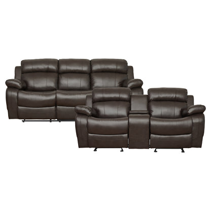 Marille 2-Piece Living Room Set (Sofa and Love Seat)