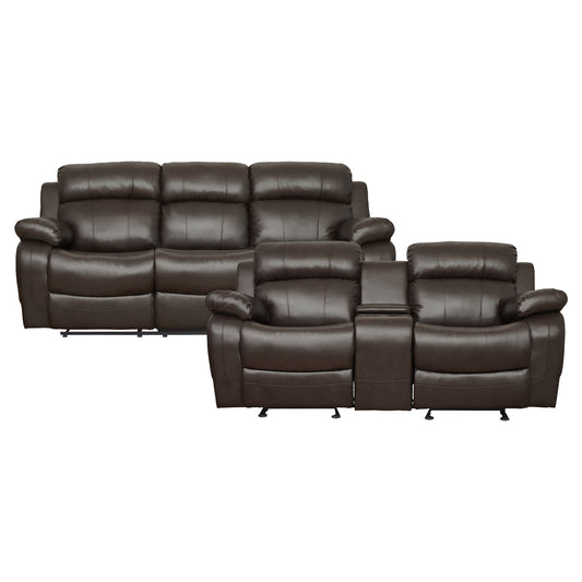 Marille 2-Piece Living Room Set (Sofa and Love Seat)
