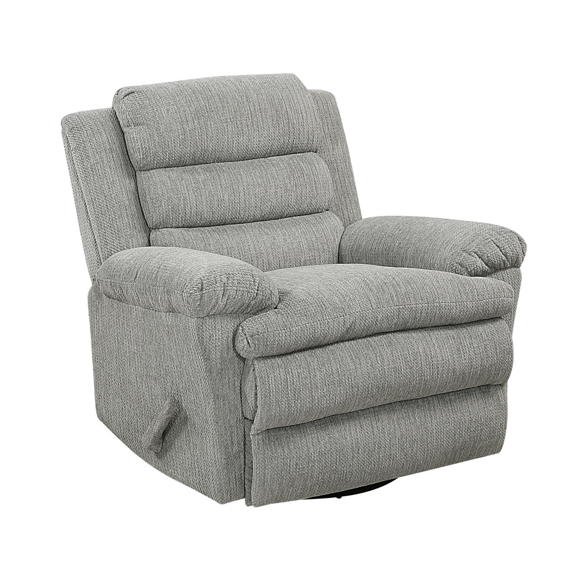 Oxford Swivel Glider Reclining Chair - Gray