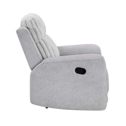 Benton Reclining Chair - Light gray