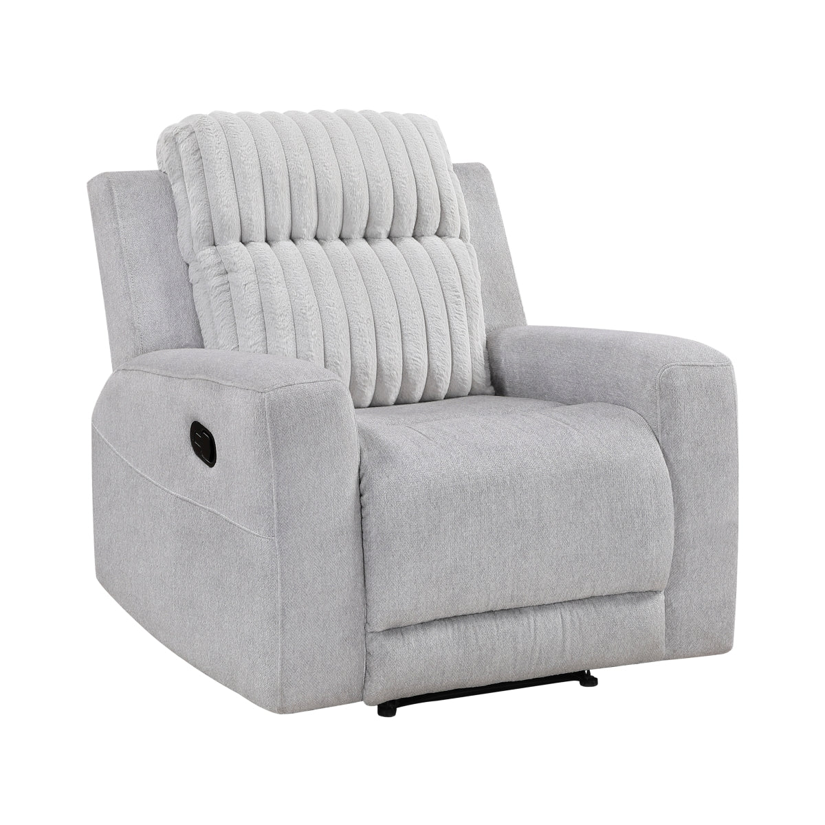 Benton Reclining Chair - Light gray