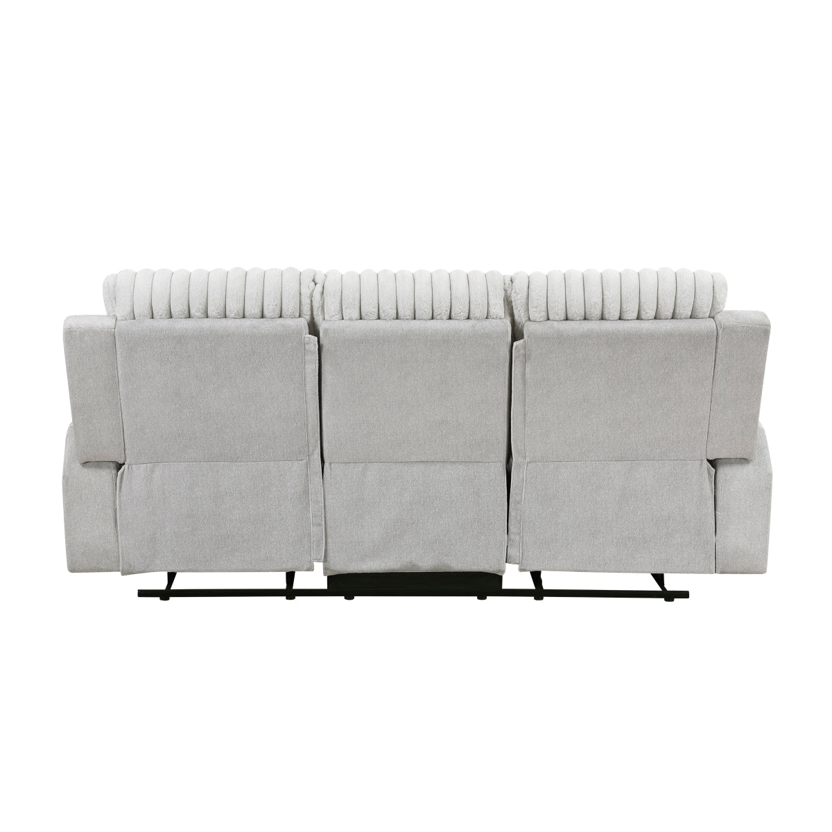 Benton Double Reclining Sofa - Light gray