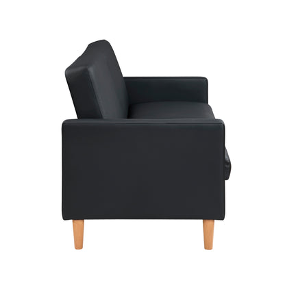 Carlton Convertible Sofa Bed - Black
