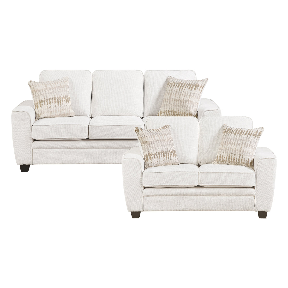 Zander 2-Piece Living Room Set (Sofa and Love Seat)