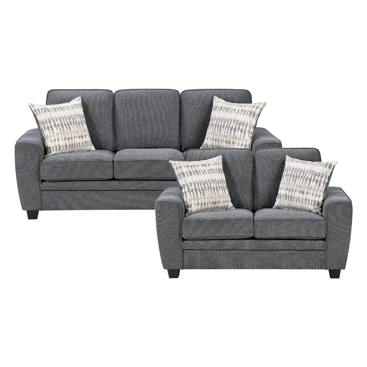 Zander 2-Piece Living Room Set (Sofa and Love Seat)