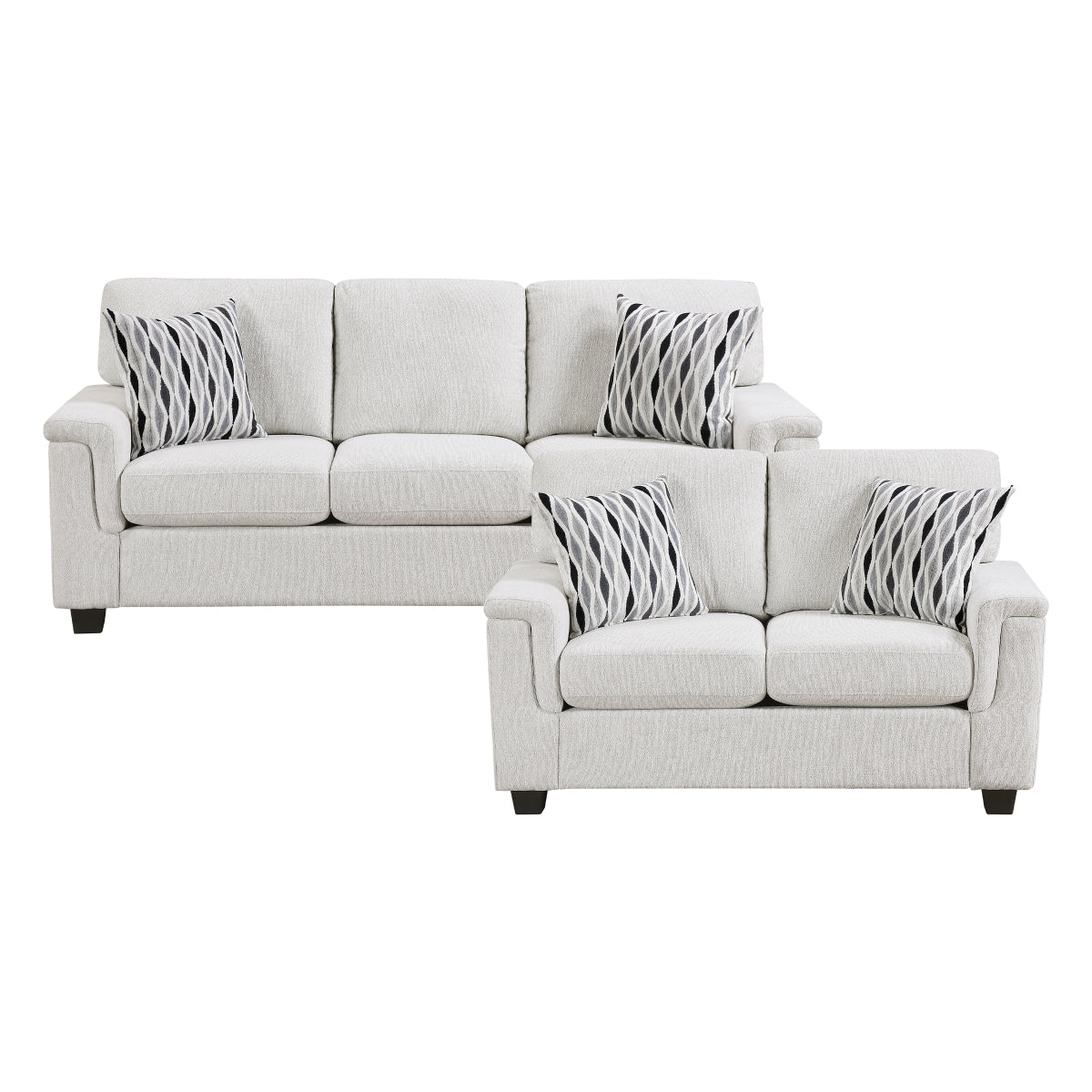 Chelsea 2-Piece Living Room Set (Sofa and Love Seat)