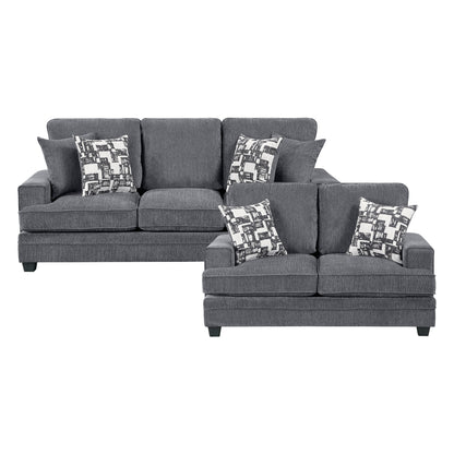 Sarah 2-Piece Living Room Set (Sofa and Love Seat)