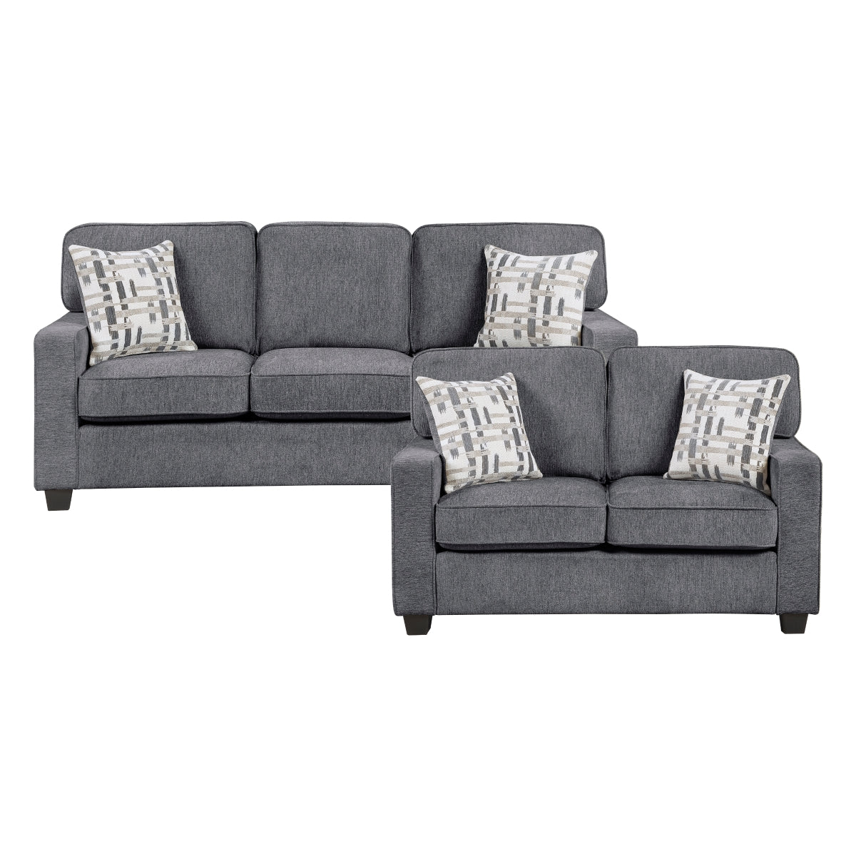 Frances 2-Piece Living Room Set (Sofa and Love Seat)