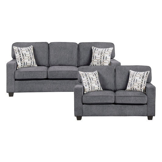 Frances 2-Piece Living Room Set (Sofa and Love Seat)