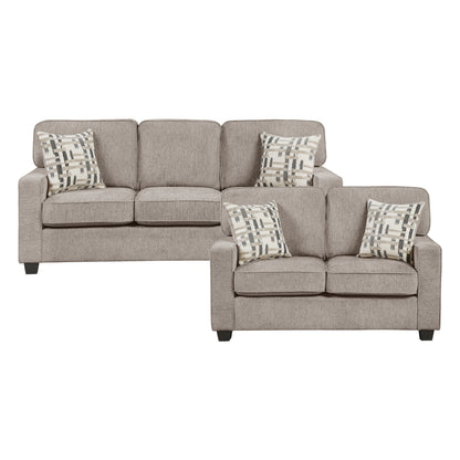Frances 2-Piece Living Room Set (Sofa and Love Seat)