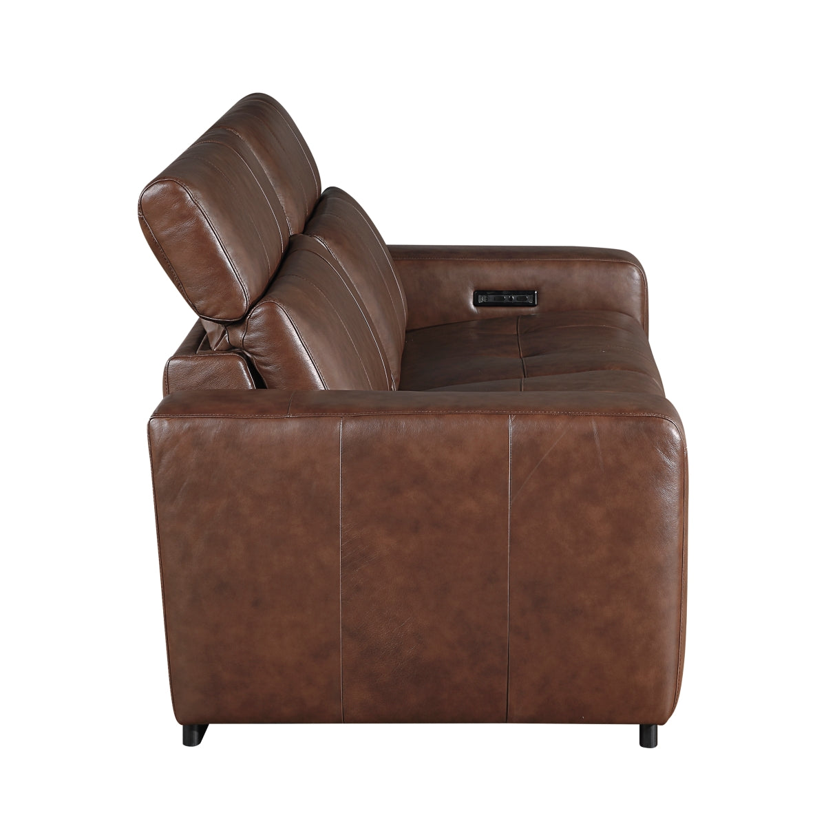 Sutton Power Double Reclining Love Seat with Power Headrests and Charging Ports