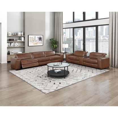 Sutton Power Double Reclining Sofa with Power Headrests and Charging Ports