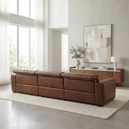 Sutton Power Double Reclining Sofa with Power Headrests and Charging Ports