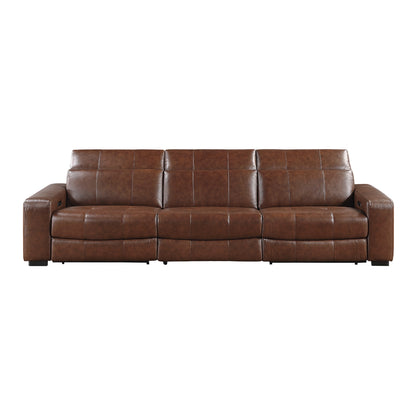Sutton Power Double Reclining Sofa with Power Headrests and Charging Ports