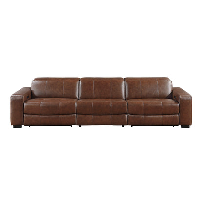 Sutton Power Double Reclining Sofa with Power Headrests and Charging Ports