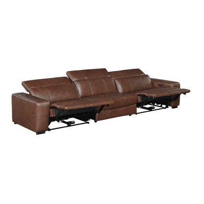 Sutton Power Double Reclining Sofa with Power Headrests and Charging Ports