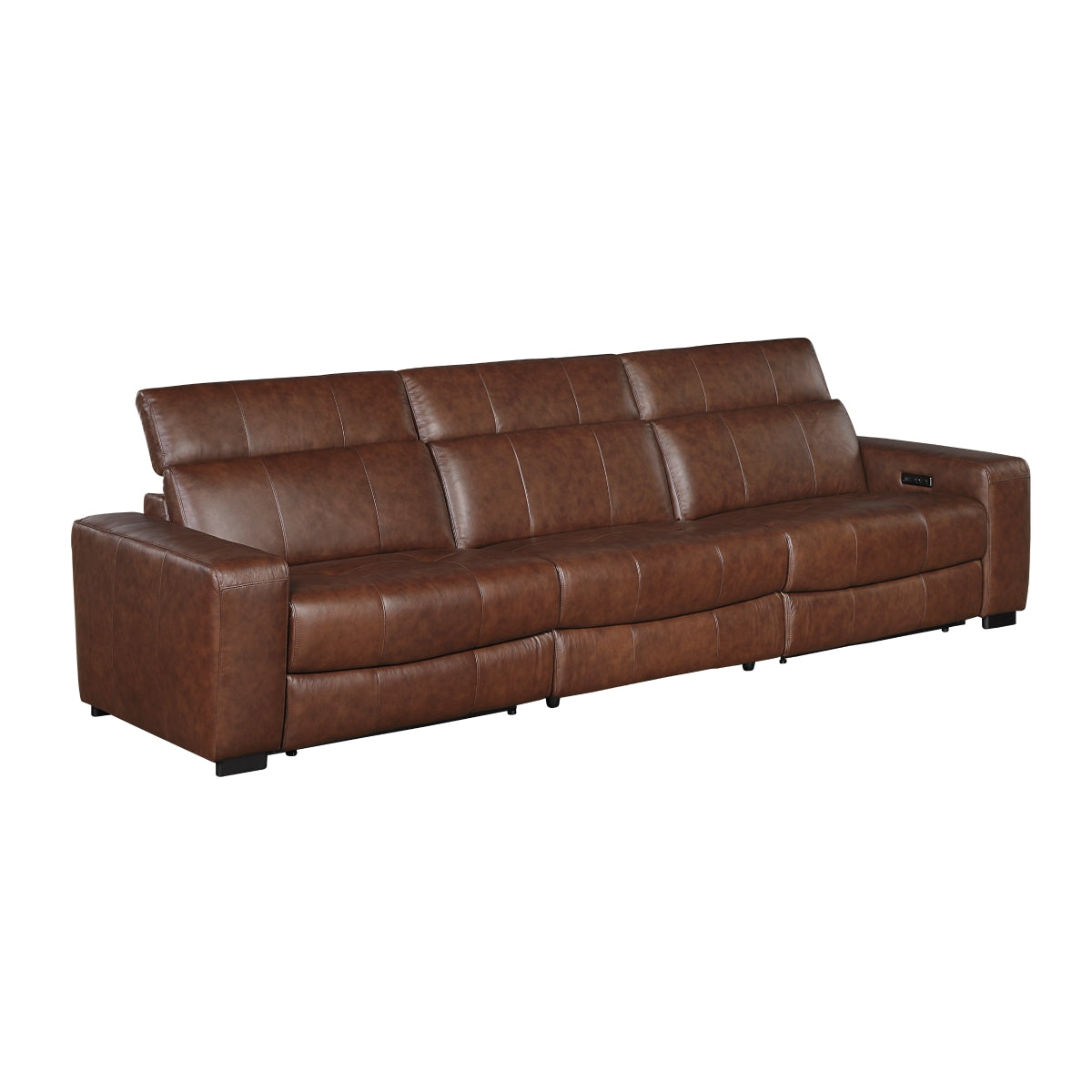 Sutton Power Double Reclining Sofa with Power Headrests and Charging Ports